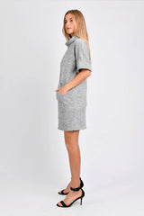 Beverly Sweater Dress (Lt Grey Sweater Knit) - M