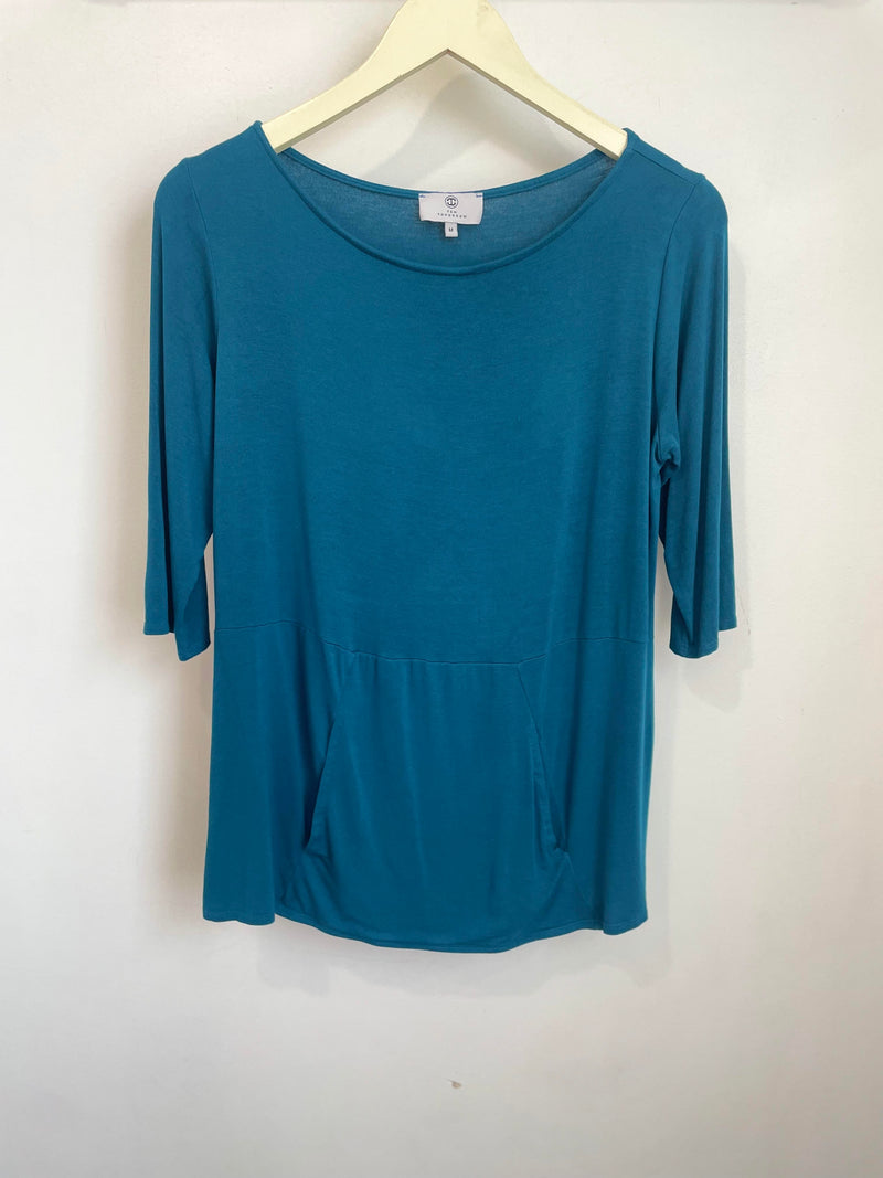 Meg Boatneck Top (Ocean) - M